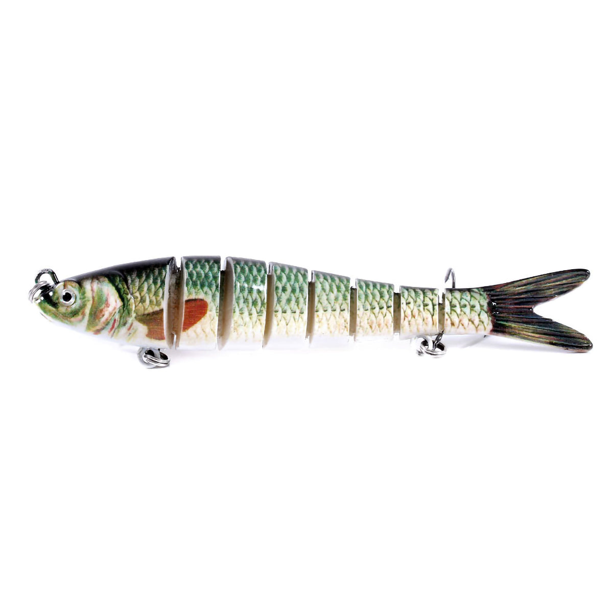 Multi Jointed Swimbaits 8 Segment Jointed 3.93inch 11.4g Bionic Lifelike Swimming Bass Lures