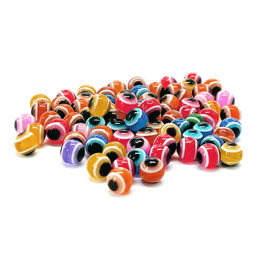 Fishing Beads Fishing Eye Beads Assorted Mixed Color 200pcs Size 5/6/8/10mm