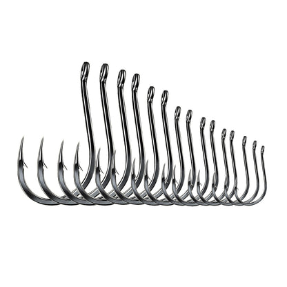 Fishing Hooks High Carbon Steel Strong Sharp 15 Sizes 200Pcs/500Pcs Set For Medium Sized Saltwater Freshwater Fish