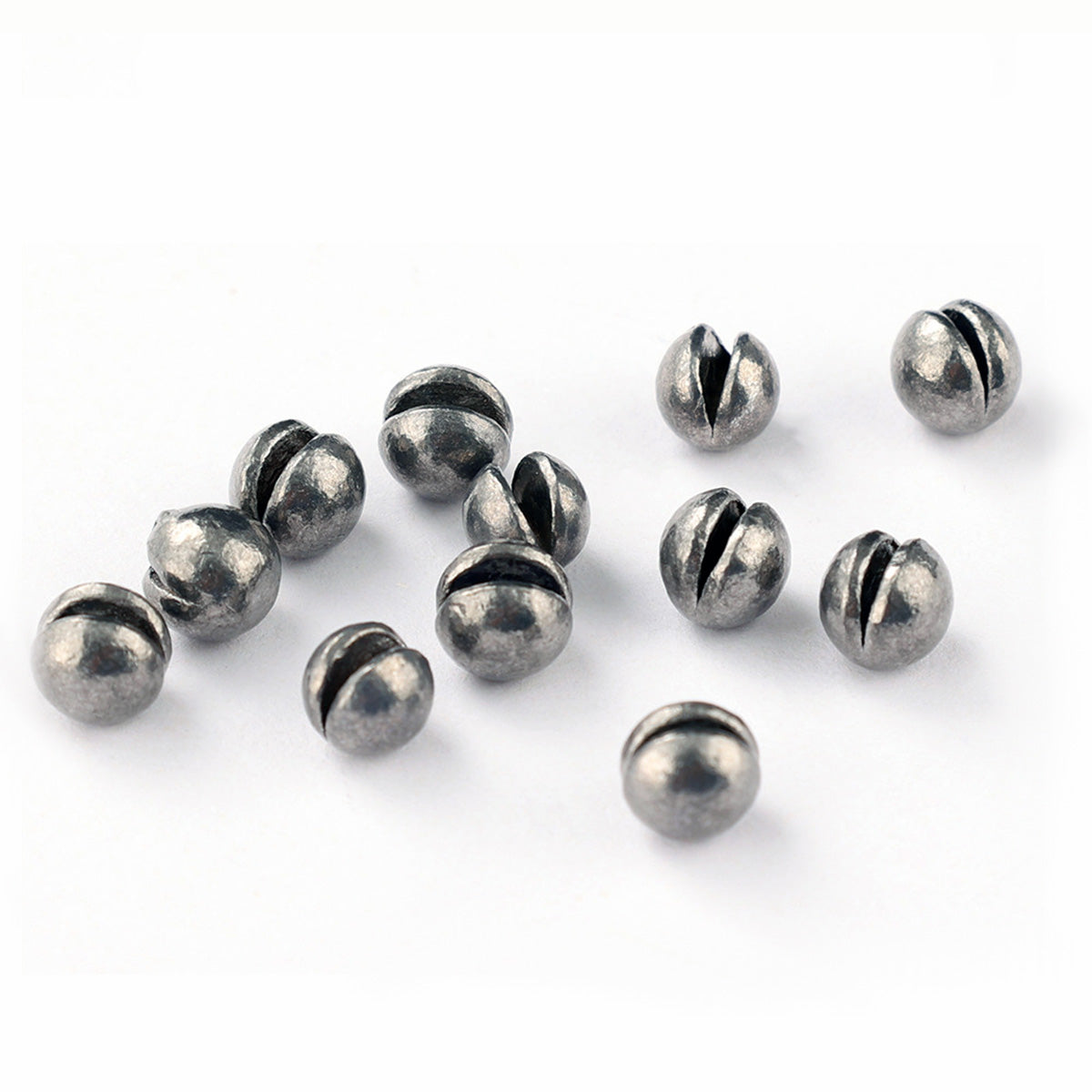 100pcs Fishing Weights Sinkers Round Removable Premium Split Shot 5 Sizes 1/56oz-1/14oz