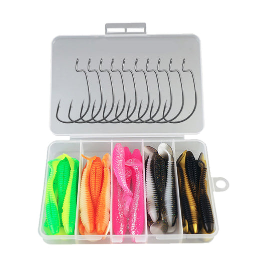 36pcs Paddle Tail Swimbaits Paddle Soft Lure 2.95 Inchs for Trout Crappie Bass