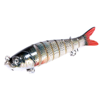 Multi Jointed Swimbaits 8 Segment Jointed 3.93inch 11.4g Bionic Lifelike Swimming Bass Lures