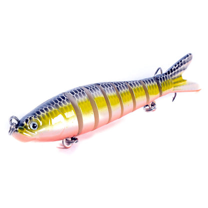 Multi Jointed Swimbaits 8 Segment Jointed 3.93inch 11.4g Bionic Lifelike Swimming Bass Lures