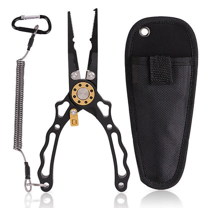 Fishing Pliers Fish Lip Gripper Multi-Function Fishing Pliers Set Saltwater Resistant