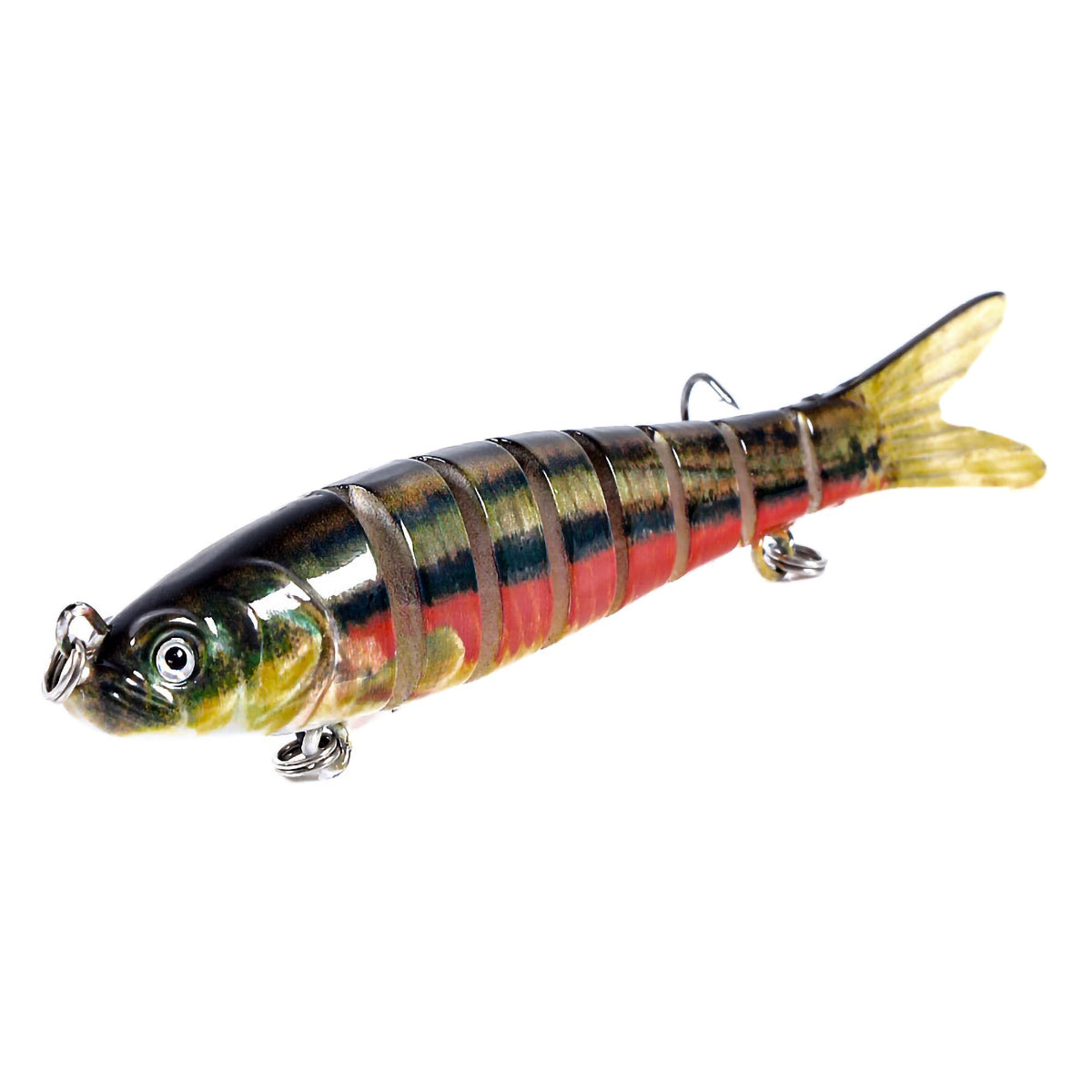 Multi Jointed Swimbaits 8 Segment Jointed 3.93inch 11.4g Bionic Lifelike Swimming Bass Lures