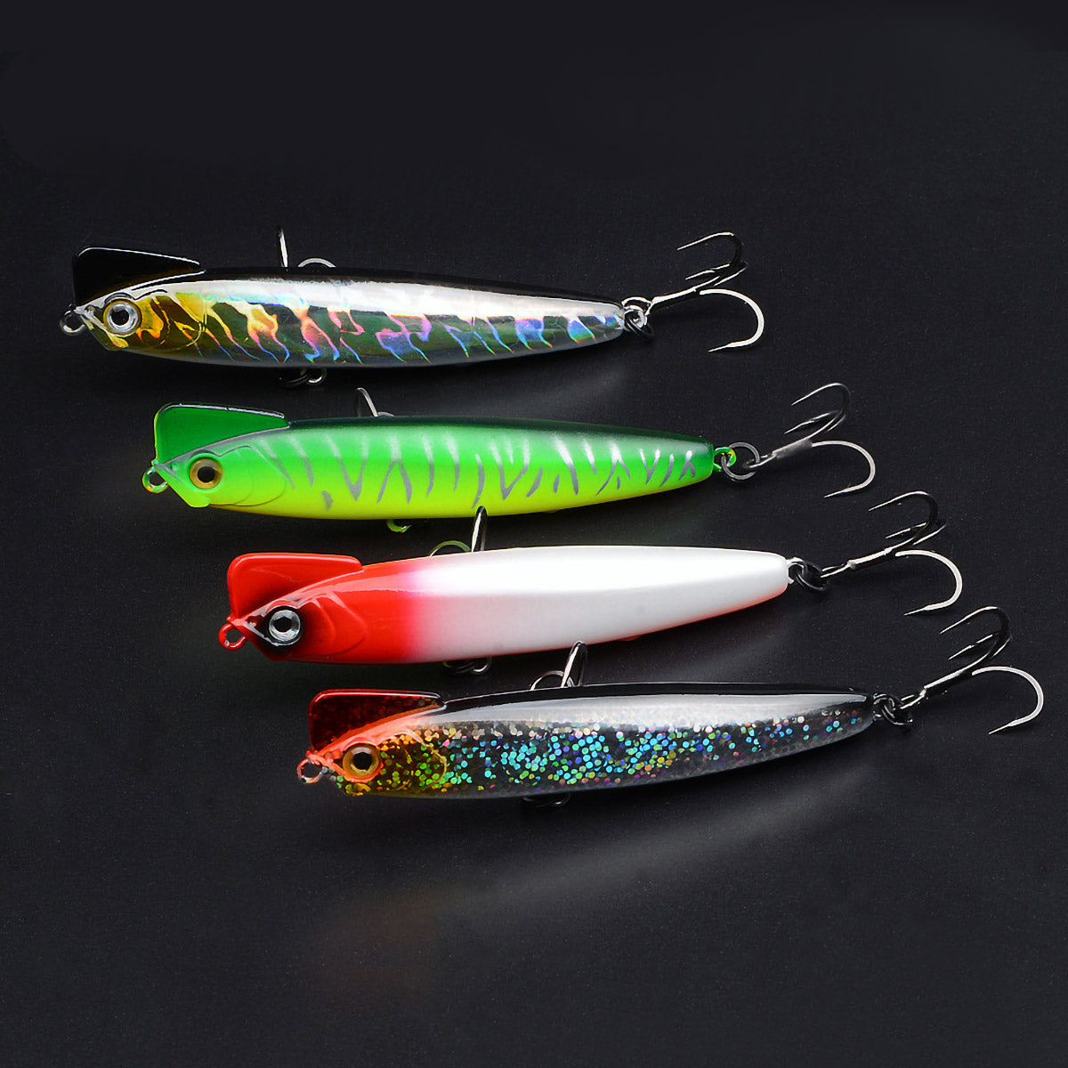 8pcs Sinking Fishing Lures Kit 3.149in 0.77oz for Long-Range Casting Bass Trout Striper Walleye Pike Musky