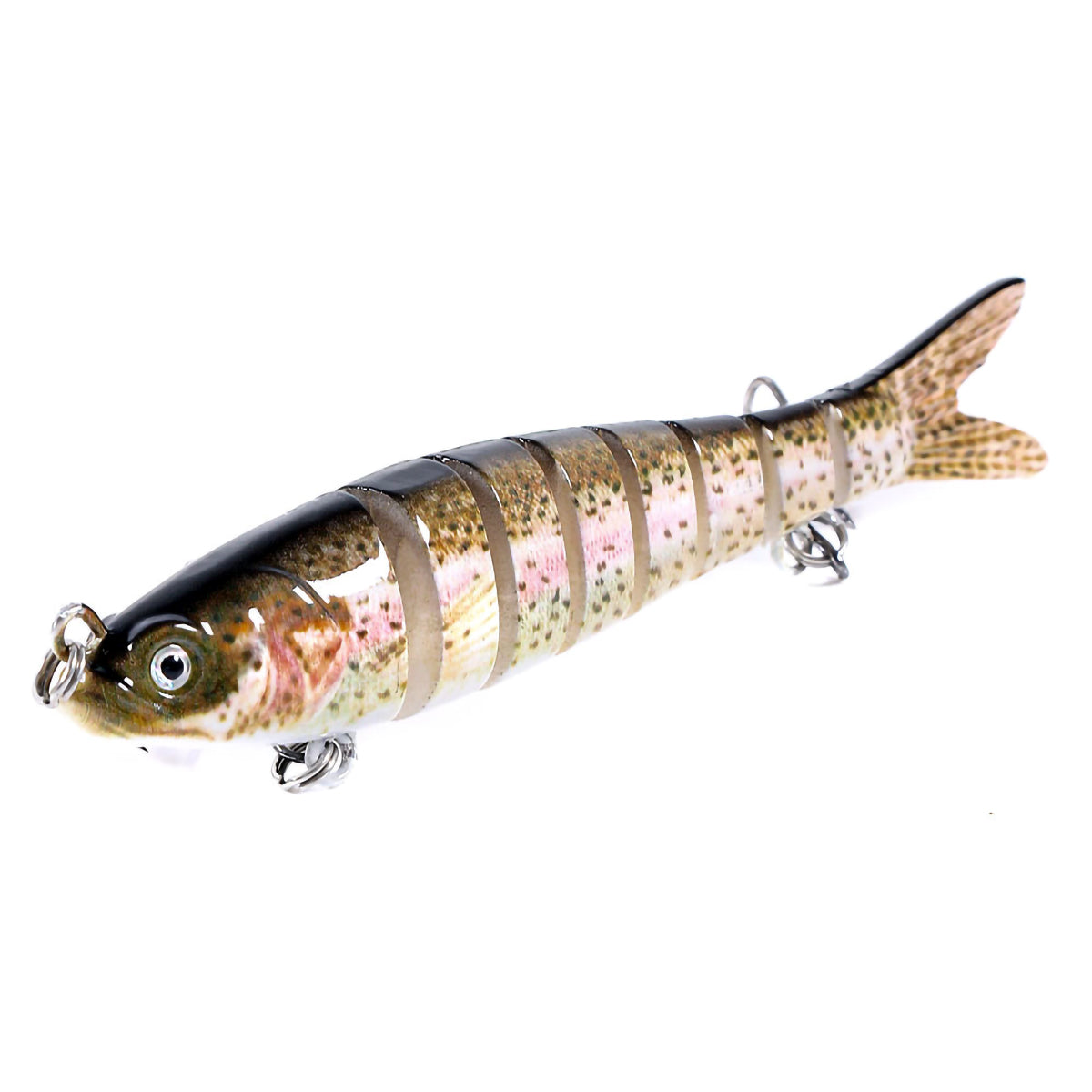 Multi Jointed Swimbaits 8 Segment Jointed 3.93inch 11.4g Bionic Lifelike Swimming Bass Lures