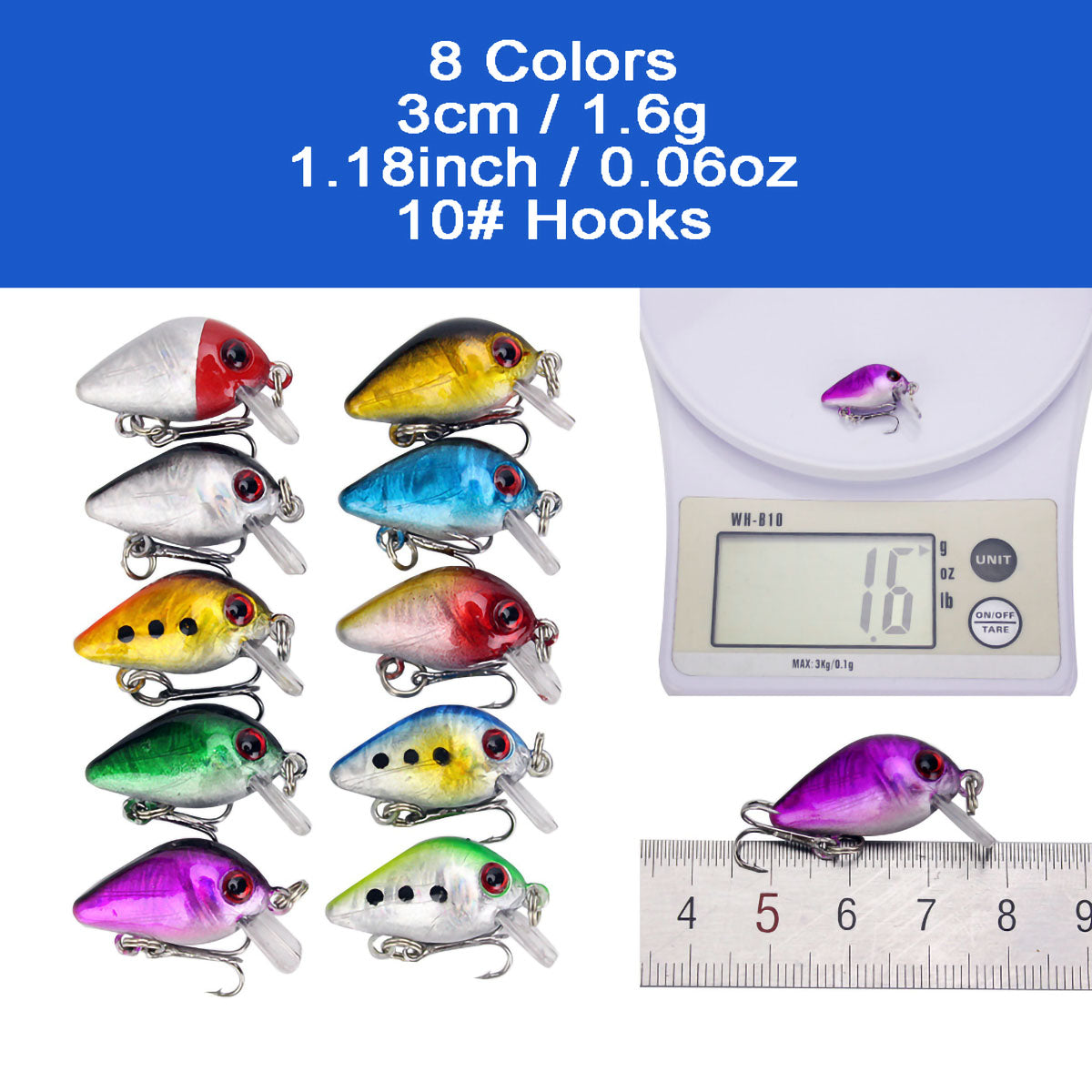 56pcs Fishing Lures Kit Minnow Popper Mixed Including for Saltwater Freshwater Trout Bass Salmon