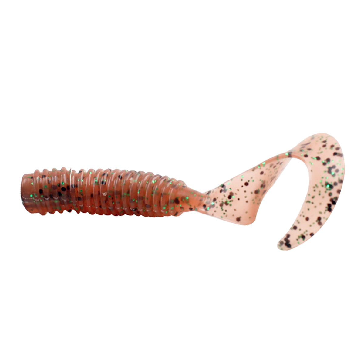 Curly-Tail Swim-Bait Bass Fishing Lures 1.57"/1.96"/2.36"/2.56"/2.75" 7 Colors for Saltwater Freshwater Bass