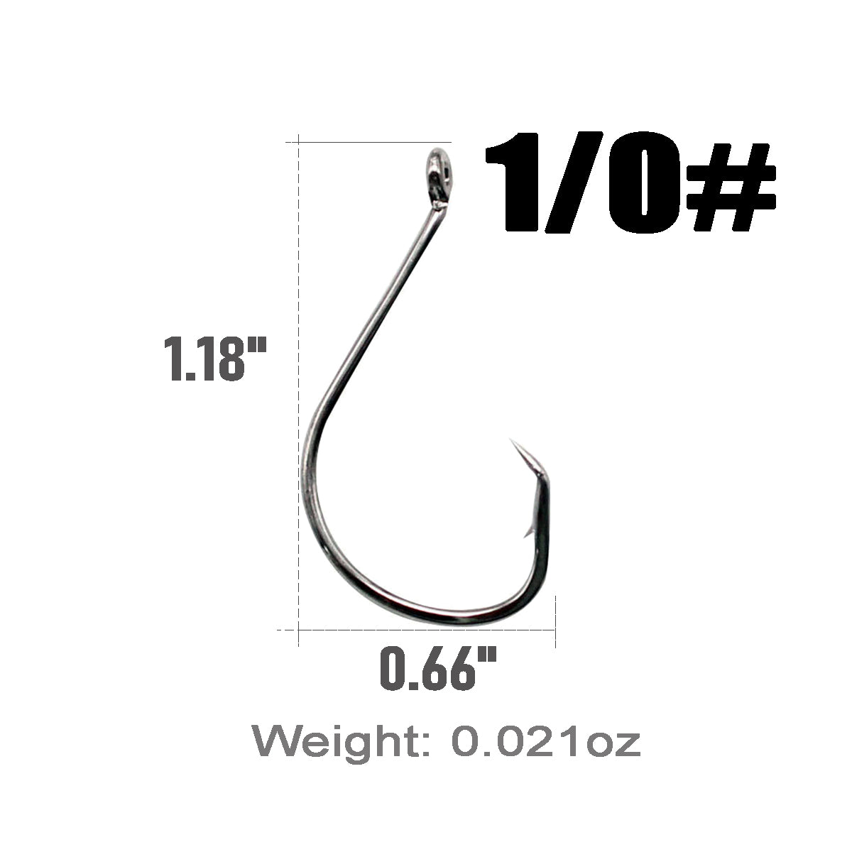 Circle Catfish Octopus Fishing Hooks High Carbon Steel Saltwater 1#-8/0# 8 Sizes 50/75/100/150/300pcs