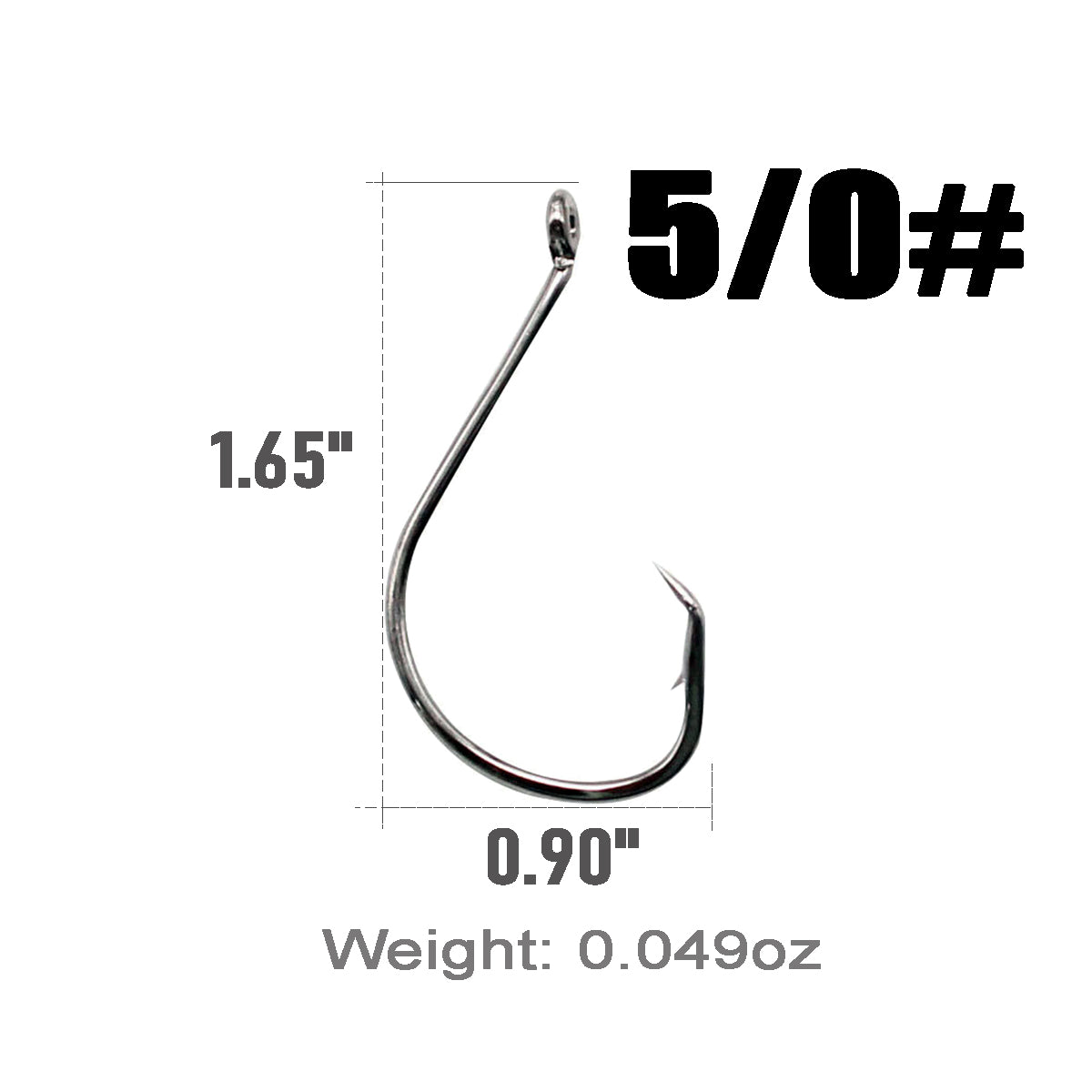 Circle Catfish Octopus Fishing Hooks High Carbon Steel Saltwater 1#-8/0# 8 Sizes 50/75/100/150/300pcs