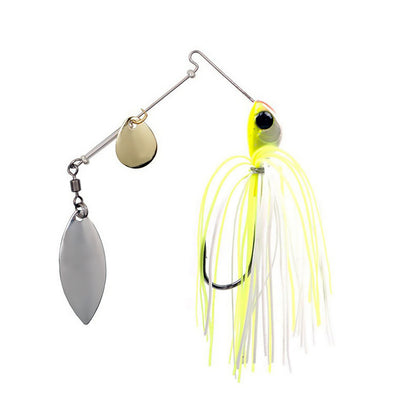 Fishing Lure Hard Metal Jig Spinnerbait Kits for Bass Trout Pike Salmon Walleye Freshwater Saltwater 5pcs/Pack