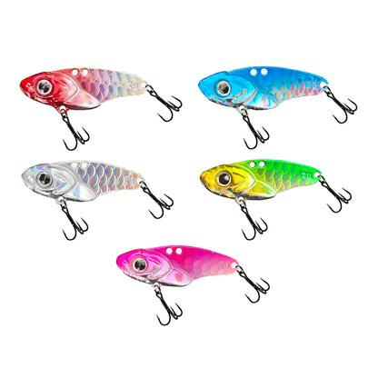 Metal VIB Fishing Lure Crankbait 1.33-2.08" 0.17-0.52oz 5/10pcs Set For Bass Trout Walleye