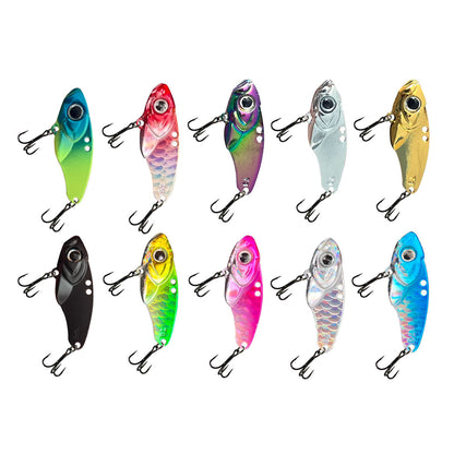 Metal VIB Fishing Lure Crankbait 1.33-2.08" 0.17-0.52oz 5/10pcs Set For Bass Trout Walleye