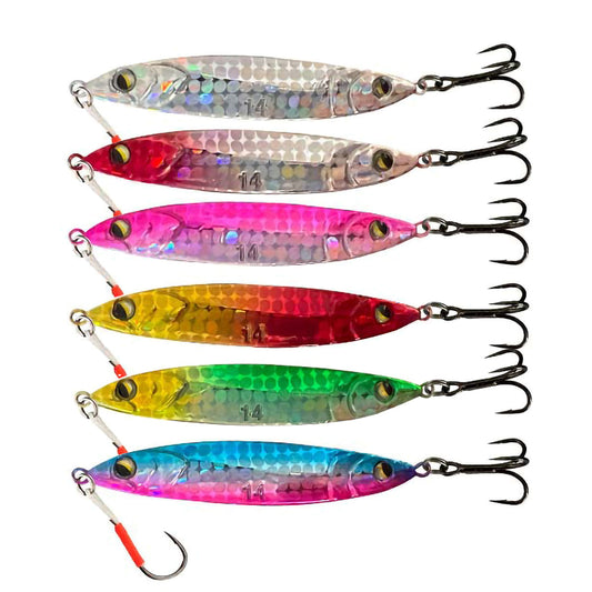 Fishing Jigging Lures Spoons Long Shot Casting Slowly Falling 2.20-3.11" 0.35-0.98oz