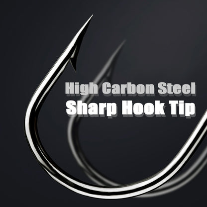 Jig Head Hooks High-carbon Steel 1-20g 9sizes 50/30/20pcs Set for Fishing Trout Bass Crappie