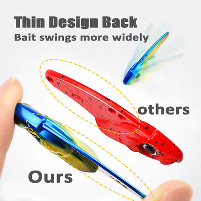 Metal VIB Fishing Lure Crankbait 1.33-2.08" 0.17-0.52oz 5/10pcs Set For Bass Trout Walleye