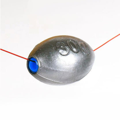 Egg Fishing Sinkers Weights Oval Shape Bass Casting Worm Bullet Tackle