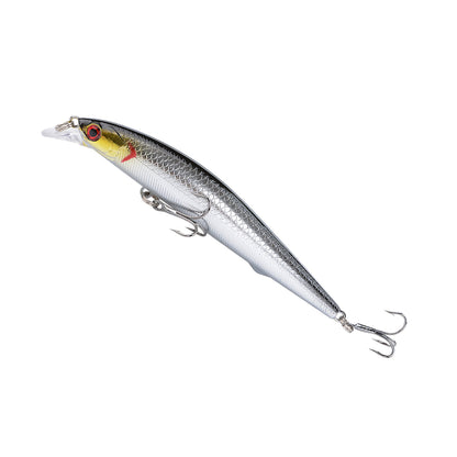 6pcs Minnow Floating Shallow/Deep Divering Fishing Lures Bait Set 3.14"/3.93"/4.44" with Treble Hook for Bass Trout Walleye Redfish