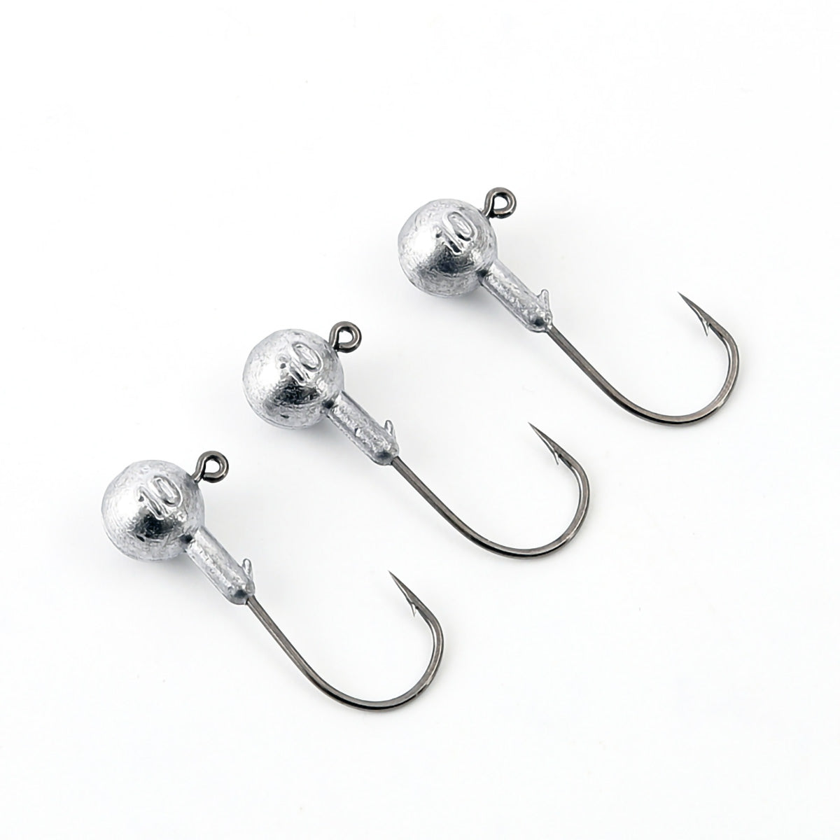 Jig Head Hooks High-carbon Steel 1-20g 9sizes 50/30/20pcs Set for Fishing Trout Bass Crappie