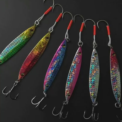 Fishing Jigging Lures Spoons Long Shot Casting Slowly Falling 2.20-3.11" 0.35-0.98oz